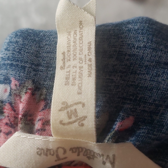 Matilda Jane Make Believe So Vivid Floral Blouse SzM - Picture 9 of 9